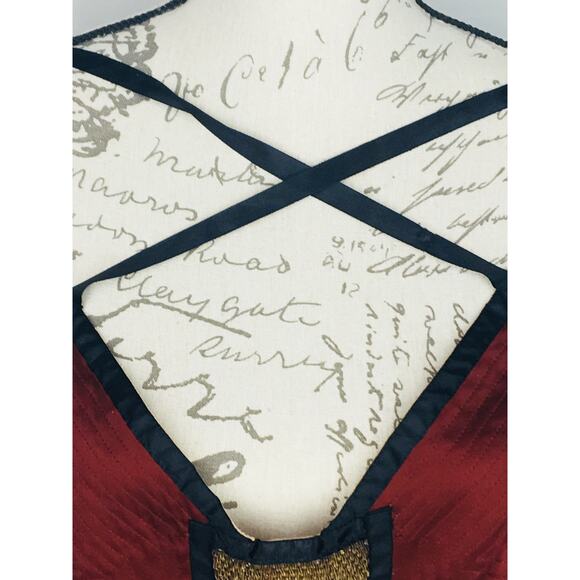 NWT Etro Milano Italy Womens Vintage 100% Silk Camisole Top Size 10 USA Italy 44 - Picture 6 of 15